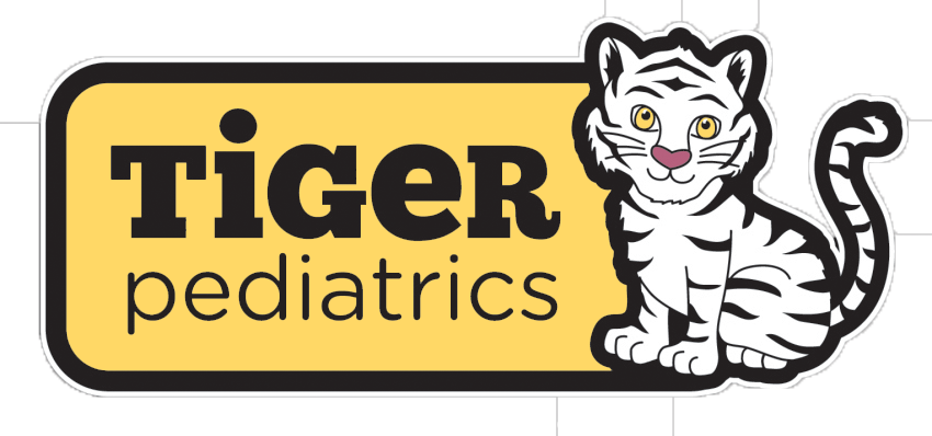 Tiger Paw Clipart Tiger Pediatrics Pediatricians In - Tiger Pediatrics Logo (850x398), Png Download