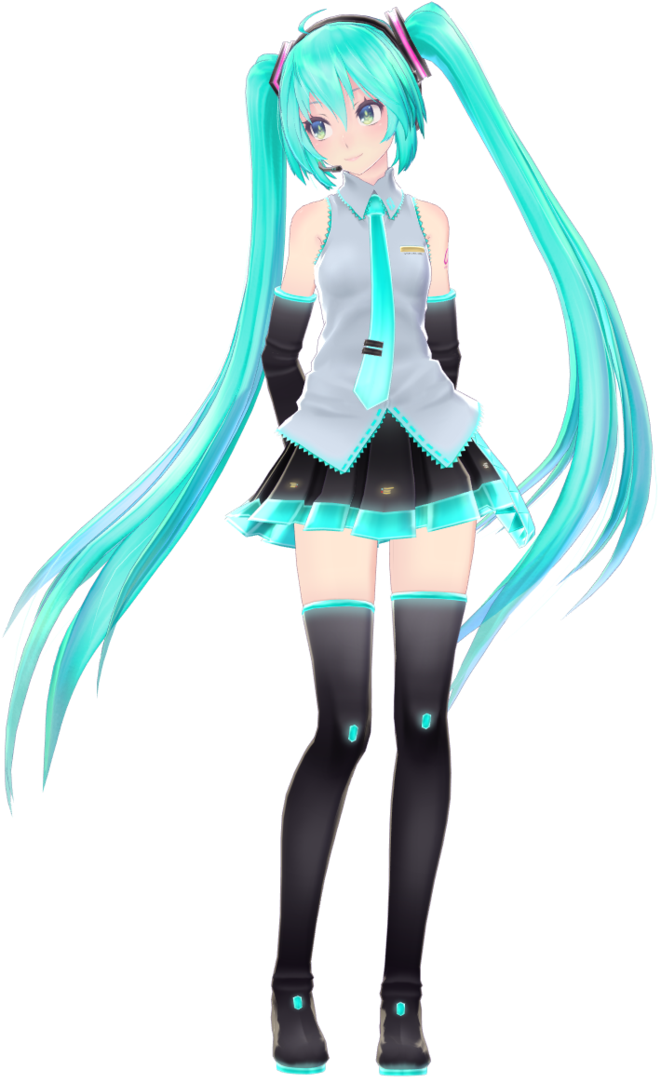 Tda Default Miku By Xoriu - Tda Miku Kanekoranou Edit (715x1117), Png Download