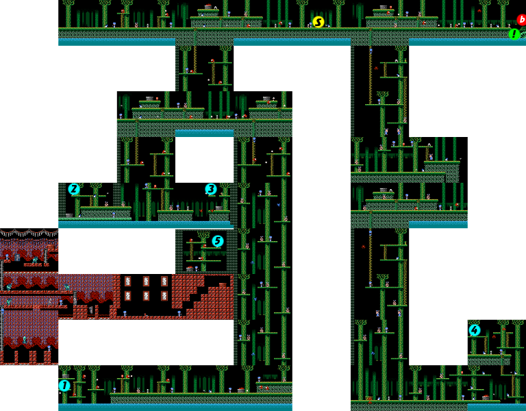 Youkai Yashiki Stage 4 Map - Video Game Stage (768x600), Png Download