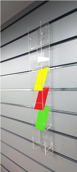 Acrylic Gift Tag Holder Slatwall - Architecture (580x580), Png Download