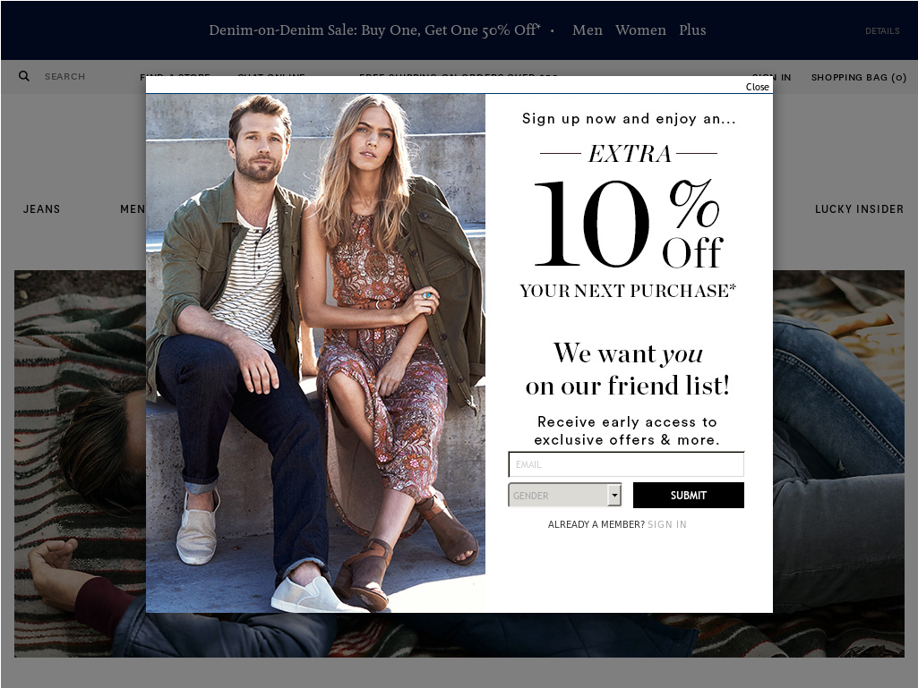 Lucky Brand Posted A Video "lucky Brand - Wrapping Paper (1026x4168), Png Download