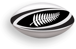 Bola De Rugby Da Seleção Da Nova Zelândia - Circle (660x540), Png Download