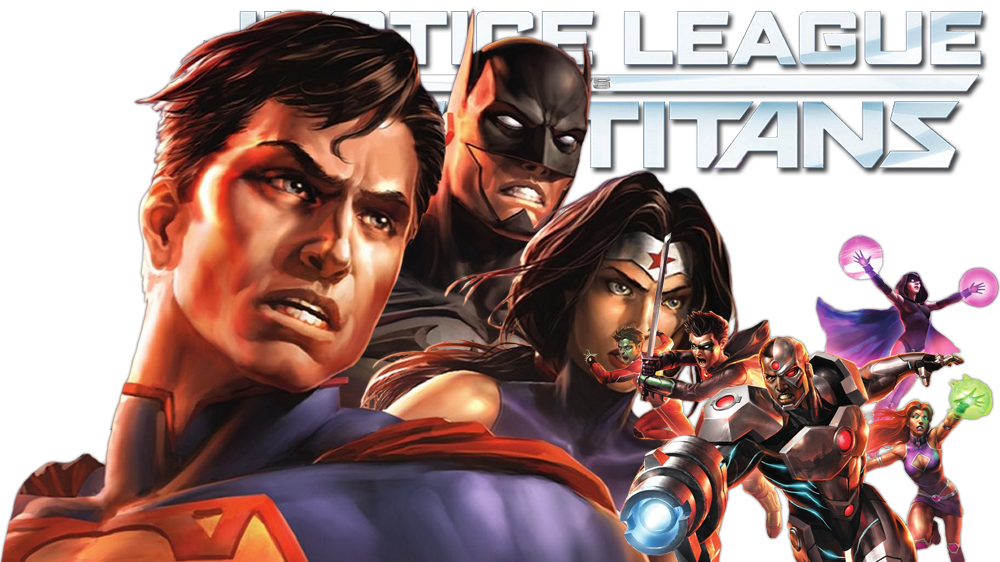 Justice League Vs - Dc Comics - Justice League Versus Teen Titans - Dvd (1000x562), Png Download