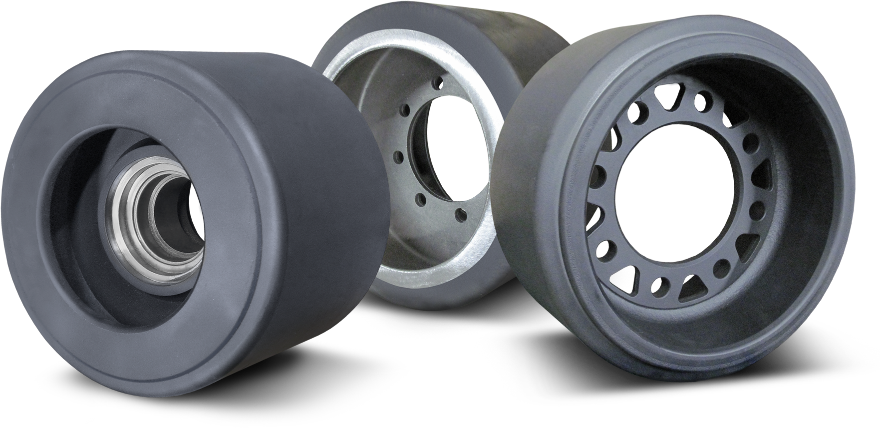Temperatures Superior Polyurethane Wheels - Rubber Track Idler Wheels (1800x1200), Png Download