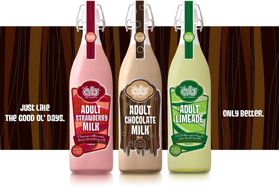 Adult Chocolate Milk - Adult Beverage Company Adult Strawberry Milk (980x655), Png Download