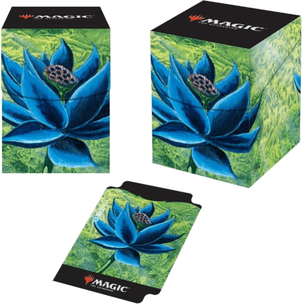 Ultra Pro Mtg Deck Box-black Lotus - Deck Box Ultra Pro Black Lotus (597x602), Png Download