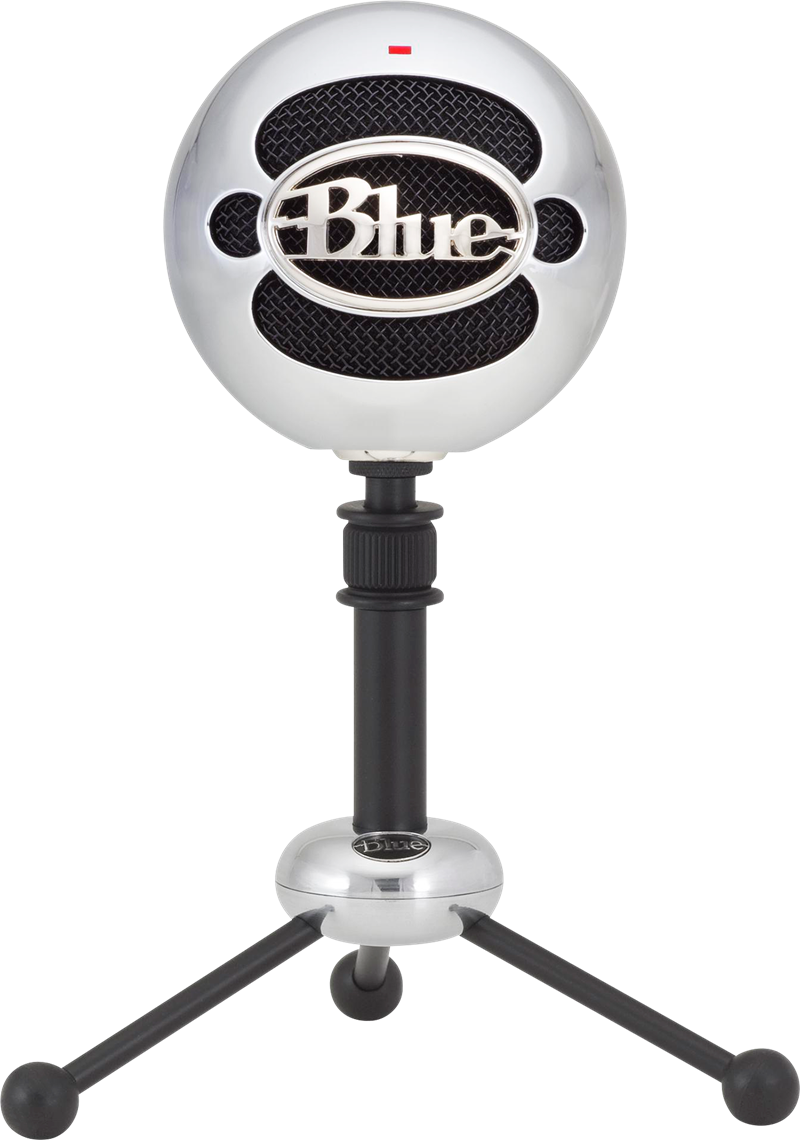 Blue Snowball Microphone Png - Blue Snowball Brushed Aluminum (800x1140), Png Download