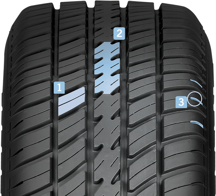 Shoulder Slotting - Cooper Cobra Radial G/t (1000x782), Png Download