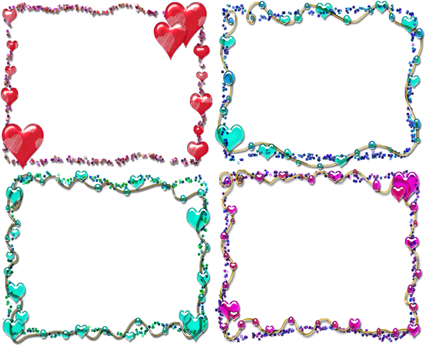 Clip Art Borders - Border Design With Glitter (640x507), Png Download