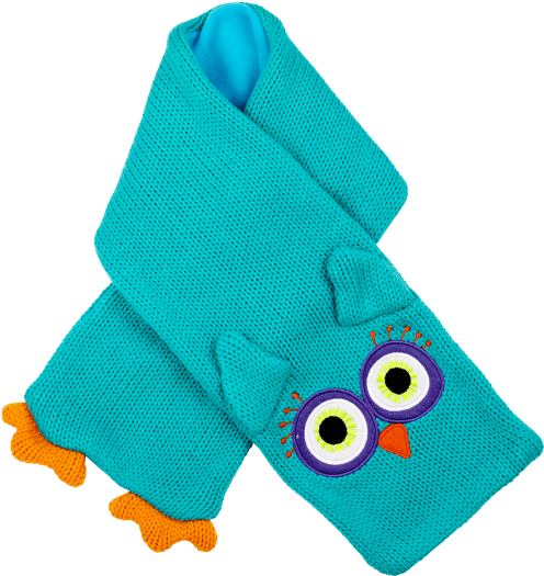 Kids Scarf - Neo Owl - Kids Scarf (562x562), Png Download