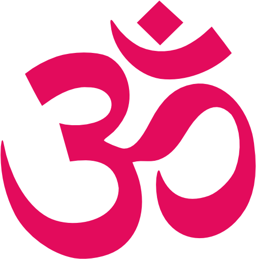 Om Mani Padme Hum Aum Symbol Yoga Namaste Peace Razzmatazz - Om Logo (555x555), Png Download