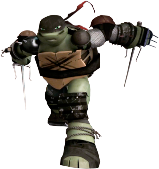 Dark Raphael Profile - Teenage Mutant Ninja Turtles Super Ninja Raph (569x670), Png Download