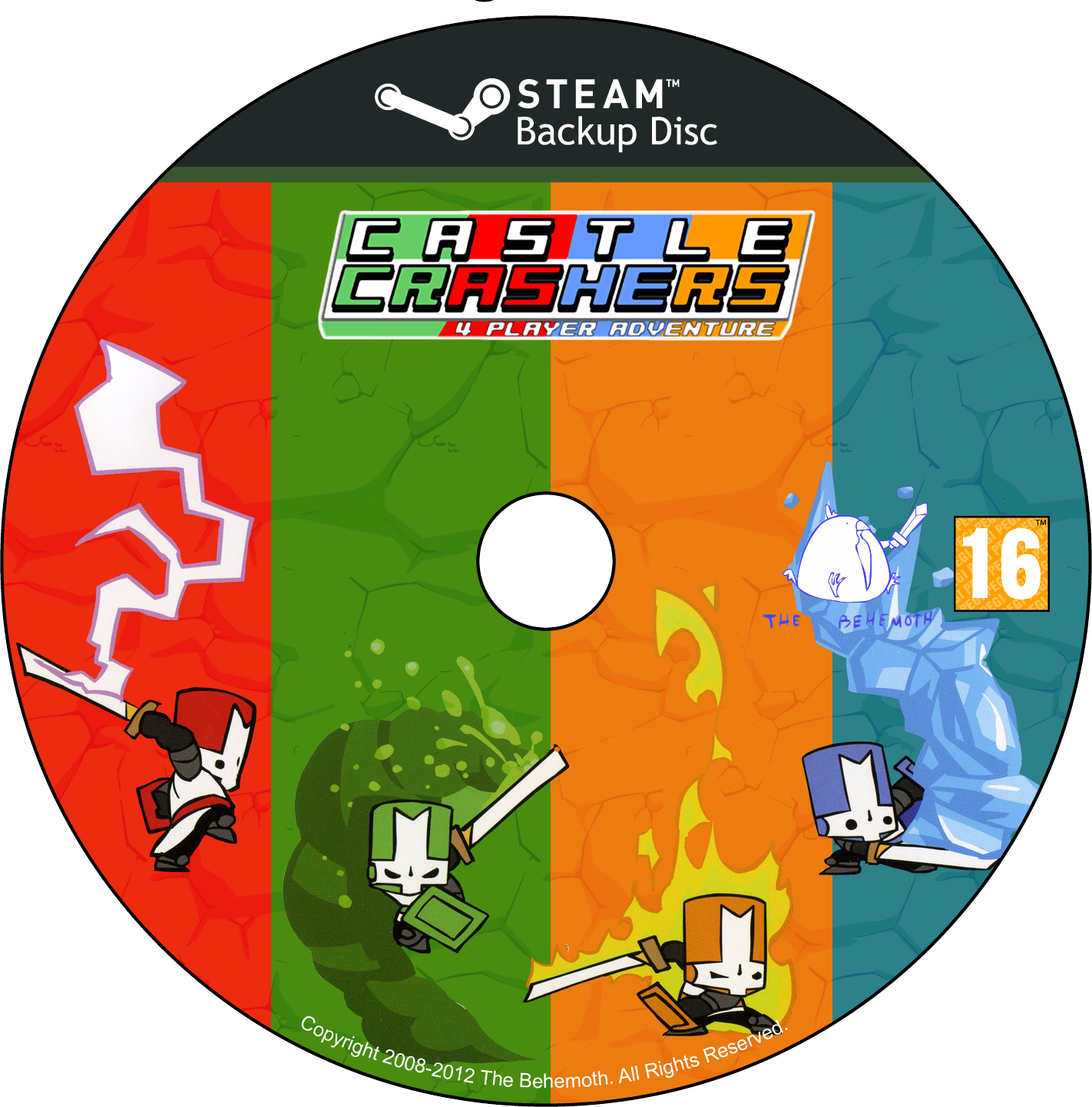 Castle Crashers (1422x1442), Png Download