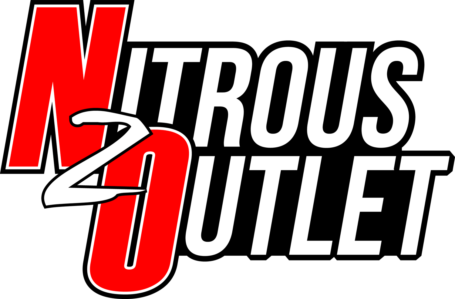 Nitrous Outlet - Nitrous Outlet Logo (1500x986), Png Download