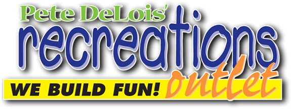 Pete Delois Recreations Outlet - Recreations Outlet Logo (575x216), Png Download