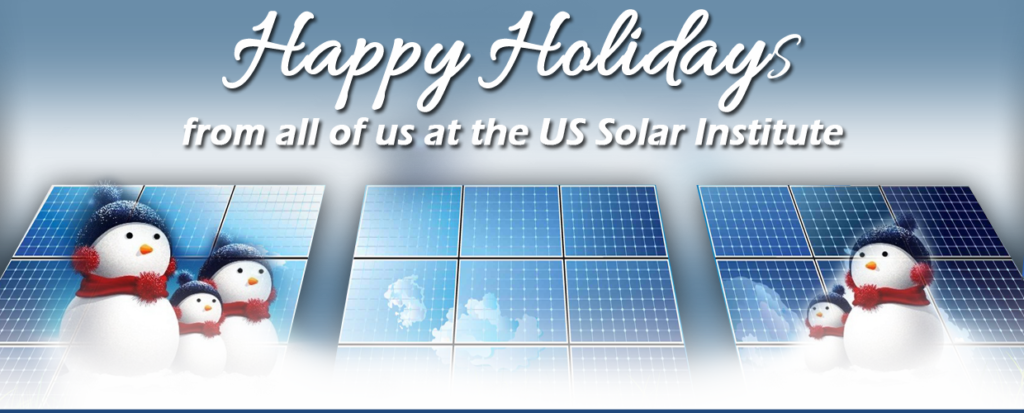 Happy Holidays From Us Solar Institute - Paddle Tennis (1024x413), Png Download