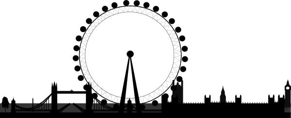 Ferris Wheel Love Simon (600x243), Png Download