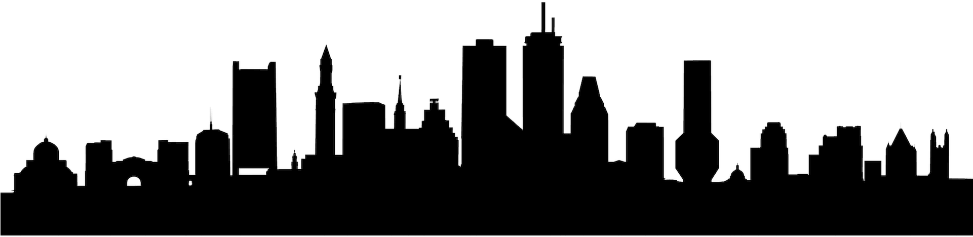 Royalty Free Transprent Royaltyfree - Boston Skyline Silhouette Png (1920x501), Png Download