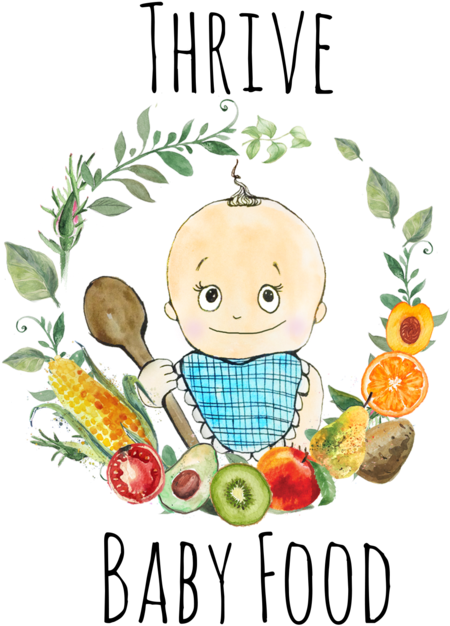 Thrive Up Baby Food Png (1000x1000), Png Download