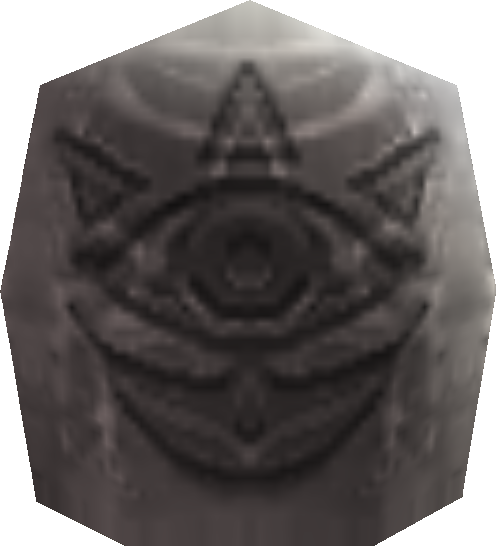 Majoras Mask Moon Png Png Black And White - Gossip Stone (496x546), Png Download