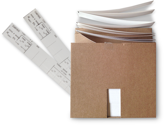 Fligh Strip Paper Fanfold - Paper (570x430), Png Download