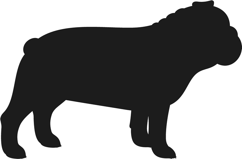 Bulldog Stamp - Dog (800x800), Png Download