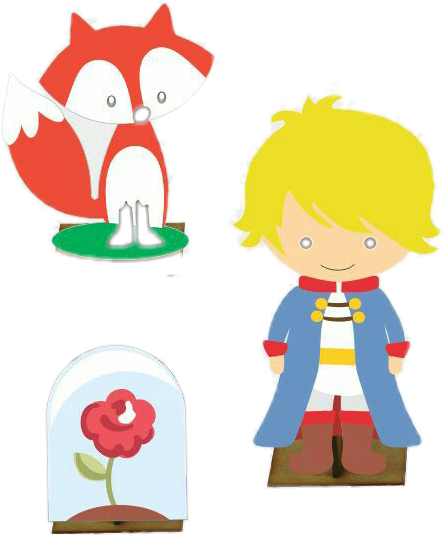 Personagens Do Pequeno Principe (446x535), Png Download