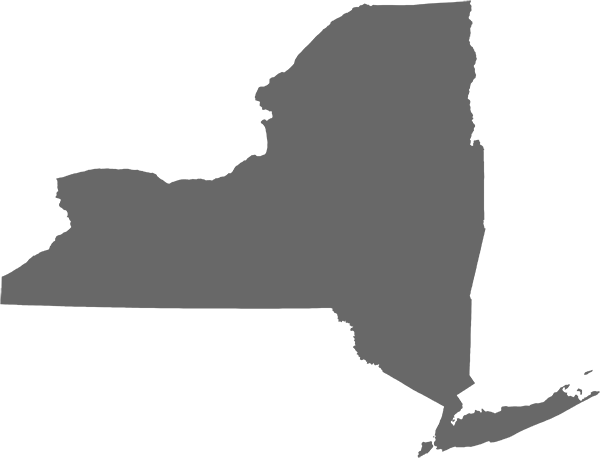 Liverpool, Ny - New York Outline (600x458), Png Download
