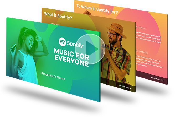 Back To Portfolio - Spotify Pitch Deck (666x448), Png Download