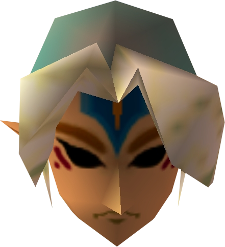 Mm2 Máscara Fiera Deidad Mm - Fierce Deity Mask Png (441x483), Png Download