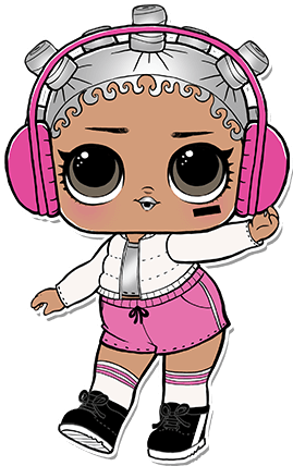 2-020 Beats - Lol Doll Birthday Invitations (403x550), Png Download