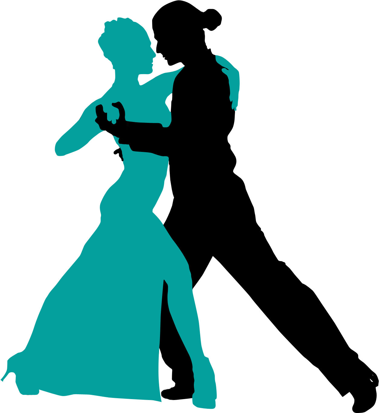 Tango Tuesdays Westchester Ballroom Ballroom Dance - Couples Dancing Silhouettes Png (1341x1420), Png Download
