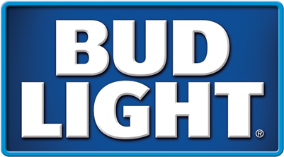 Bud Light Retro Logo Metal Sign - Bud Light Pint Glasses, 2pk, Clear (400x400), Png Download