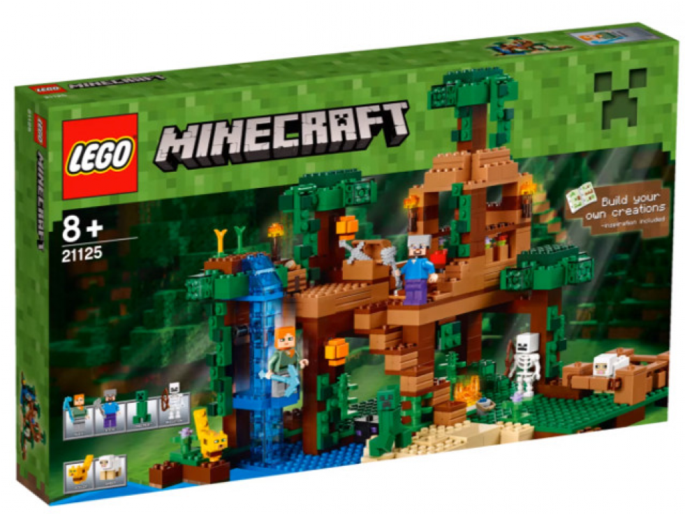 Lego Minecraft The Jungle Tree House - Lego Minecraft Chicken Coop (400x400), Png Download