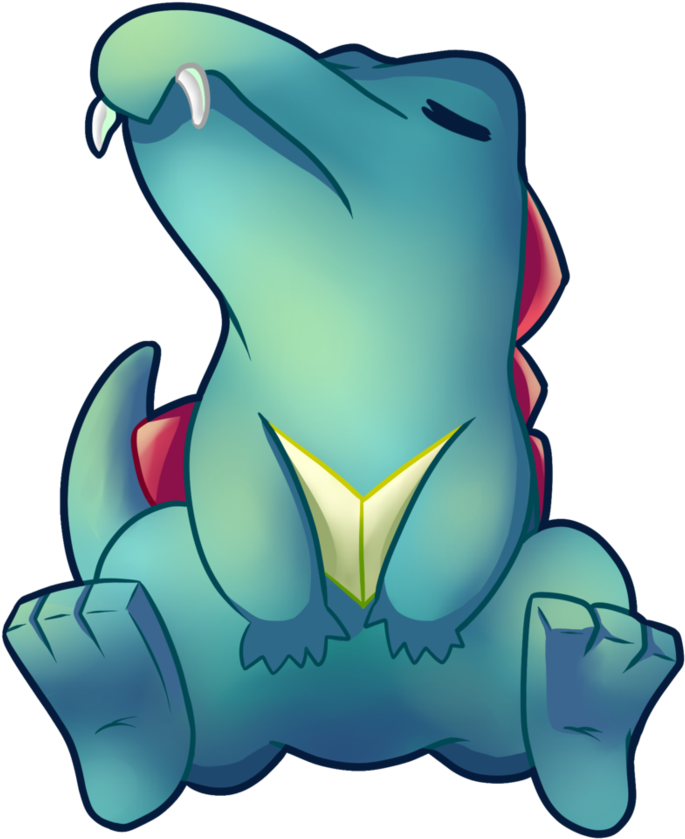 Totodile Png (894x894), Png Download