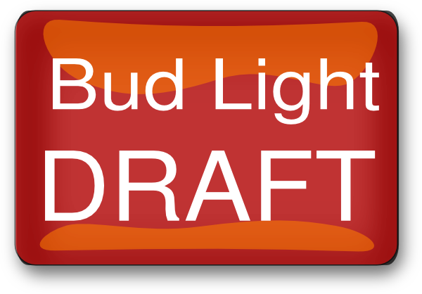 Bud Light Clip Art At Clker - Clip Art (600x418), Png Download