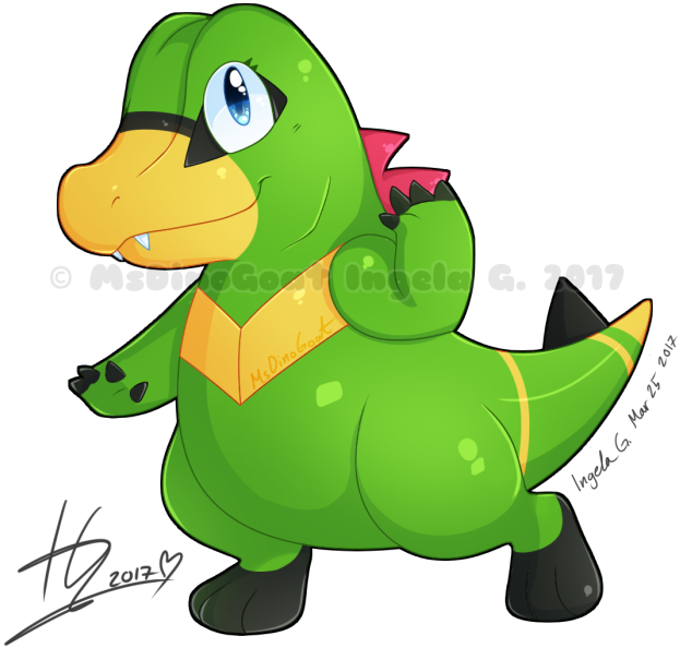 Dinogoat Totodile - Totodile (650x643), Png Download