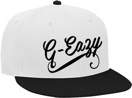 Snapback Flat Bill Hat - G Eazy (450x450), Png Download