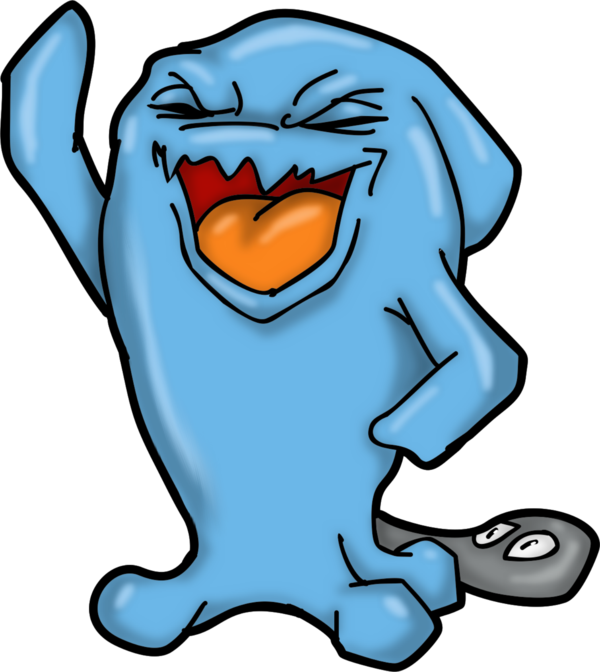 Wobbuffet Wallpapers Gallery Pic Wpw502634 - Wobbuffet Gif Transparent (600x672), Png Download