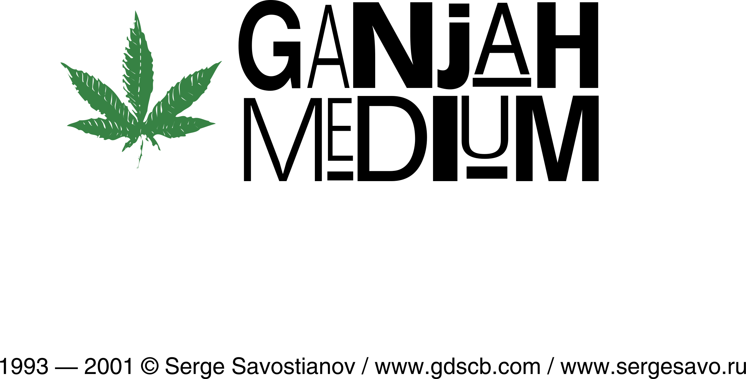 Ganjah Medium Logo Png Transparent - Logo (2400x1220), Png Download
