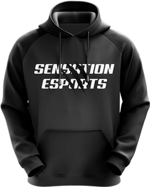 Sensation Esports Ripped Text Hoodie Black - Alien Breakout Hoodie, Custom Sweatshirt | Pull Over (480x480), Png Download