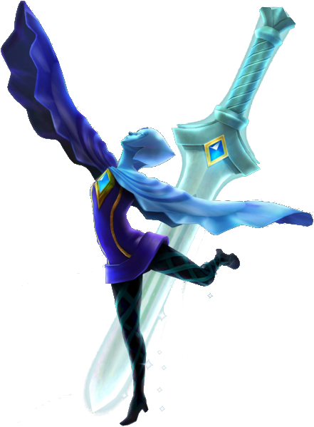 Fi Goddess Blade Hyrule Warriors - Zelda Fi Cosplay (441x599), Png Download