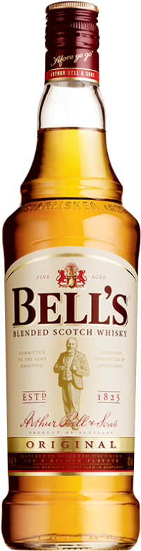 Bell's Blended Scotch Whisky 70cl Bottle - Bell's Original Blended Scotch Whisky (295x820), Png Download
