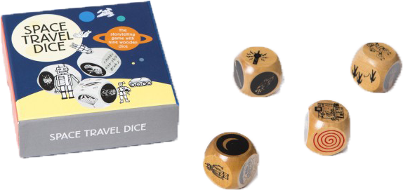 Space Travel Dice (574x271), Png Download