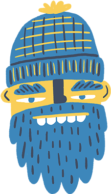 Shauna Panczyszyn's Hipster Jack Sticker Pack Is Available - Sticker Png Art (408x408), Png Download