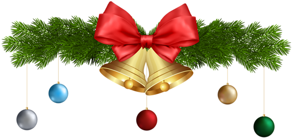 Holiday Wallpaper, Christmas Bells, Christmas Holidays, - Christmas Bells Clipart Transparent (600x283), Png Download