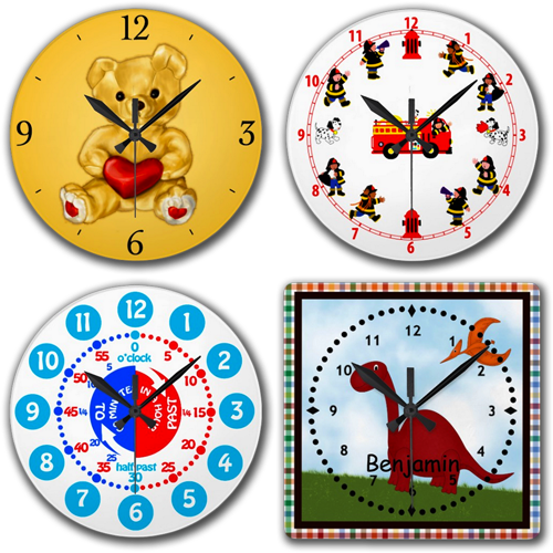Kids Wall Clocks - Teddy Bear Hypnotist Canvas Print - Small By Boriana (500x500), Png Download