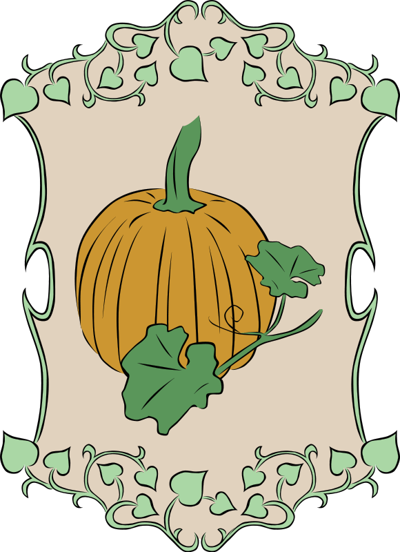 Garden Sign Pumpkin Clipart - Carrots Clipart (580x800), Png Download