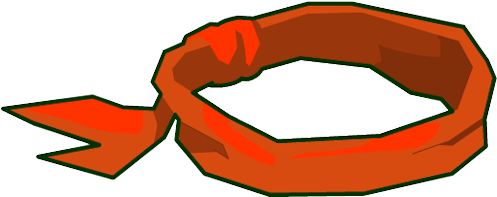 Vitality Headband - Orange Headband Png (500x500), Png Download