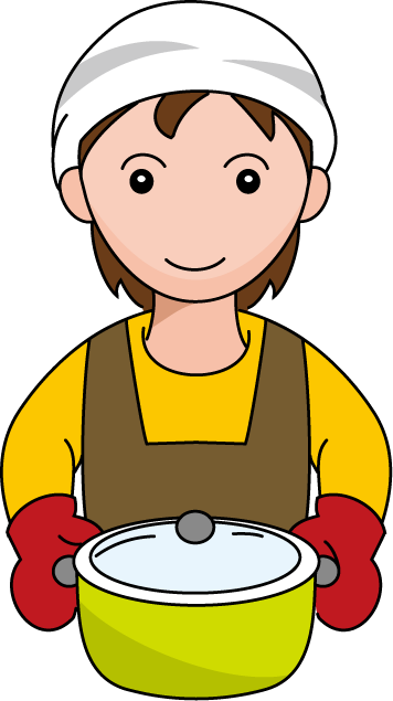 Chinese Food Clipart Chef - Cooking (356x635), Png Download